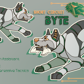 Byte Character Sticker Sheet