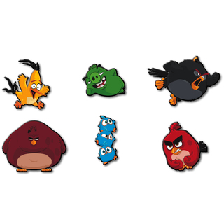 Angry Birds Enamel Pins (Set of 6)