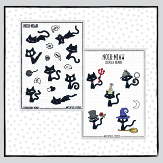 Miaw Sticker Sheet Set