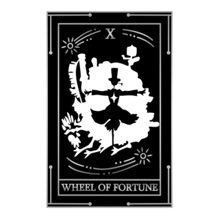 Wheel of Fortune X Tarot Pin