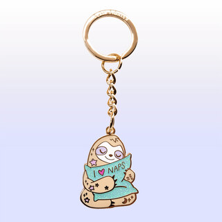 Keychain I Love Naps Sloth