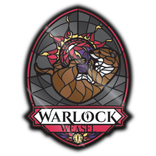 Warlock Weasel Pin