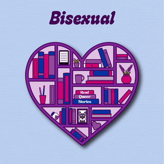 Read Queer Stories Sticker - Bisexual 2"