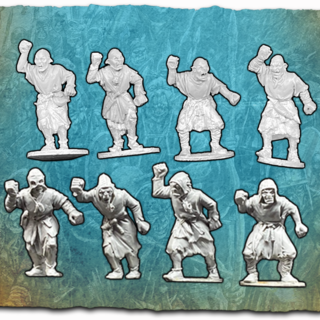 Orc Warriors with Spear & Shields