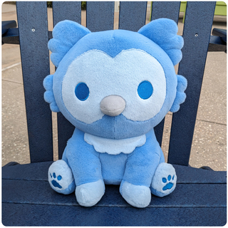 Blue Owlbear Plush