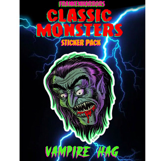 FrankenHorrors VAMPIRE HAG Sticker
