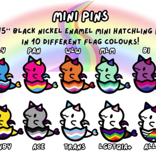 Pride Hatchling Mini Pin of Your Choice