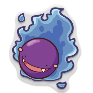 Ghost blob sticker
