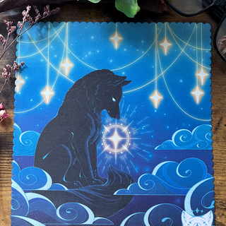 Celestial Wolf Microfibre Cloth