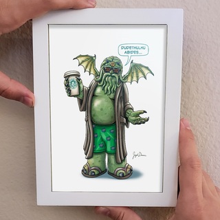 5x7 "Dudethulhu" Art Print