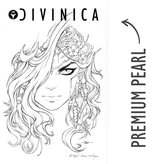 Divinica 6: Veiled Mythmarked Lineart Edition - Premium Pearl