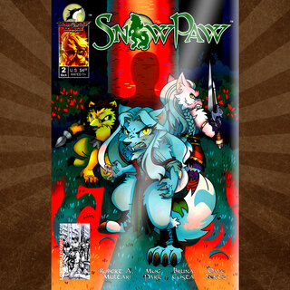 Snow Paw #2 Metal Cover By Megan Affolter