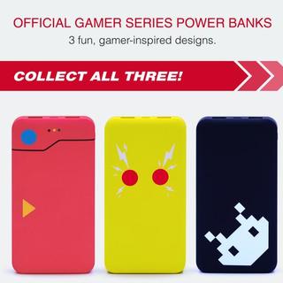 Gamer Series Power Banks - QuickCharge 3.0 Portable Backup Gaming Chargers w/ Stickers - 10000mAh Type C