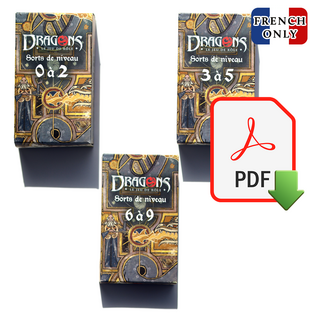 💾🃏 Deck Cartes de sort Dragons - Édition PDF 💰 -50 %