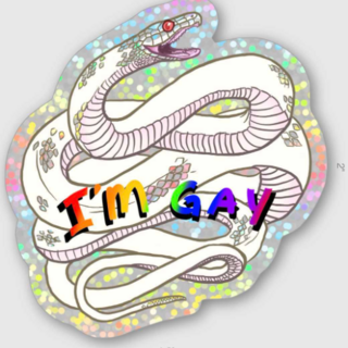 Gay Snake Sticker