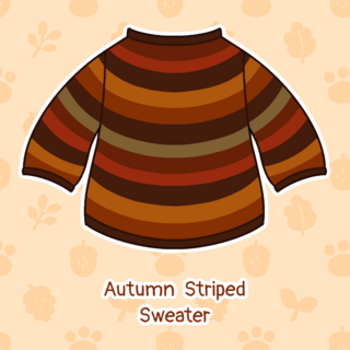 (Top) Autumn Striped Sweater