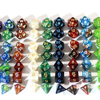"Fill 'Er Up" 15 Dice Sets for your D20 Case!