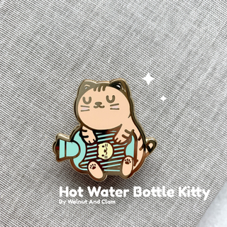 Hot Water Bottle Kitty B Grade Pin