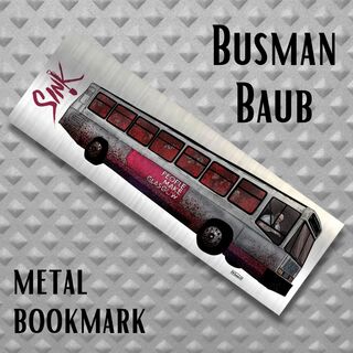 "Murder Bus" Limited Edition Metal Bookmark