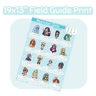 Poster - Monster Girls Field Guide