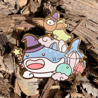 Wizard Whale B Grade Pin