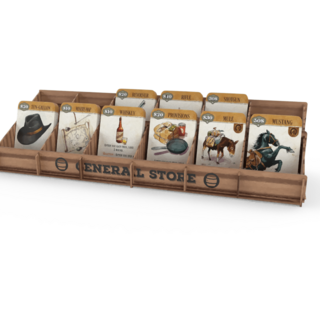 Original Western Legends Wooden General Store- Larger Than Sleeves edition