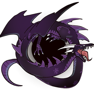 Black Hole Dragon sticker