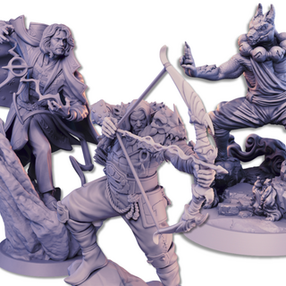 Digital STL - Legendary Characters Pack