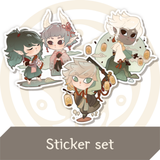 Portent sticker set