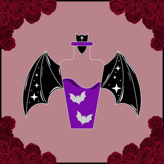 Bat Potion Purple Variant Pin