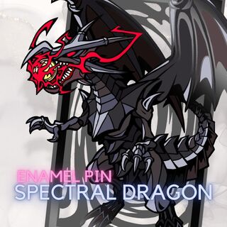 Black Dragon Enamel Pin