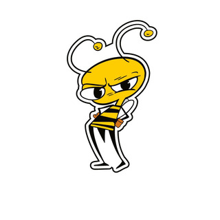 Melissa the bee pin