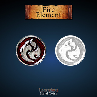 Fire Element Token Set