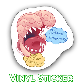 Sticker - Brain Noms Special Interests