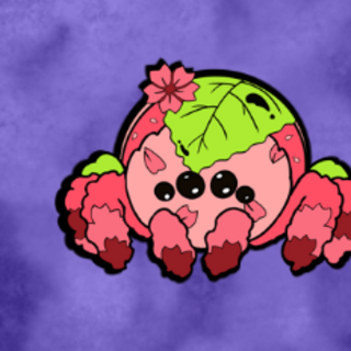 Daifuku Jumping Spider Hard Enamel Pin 2inches