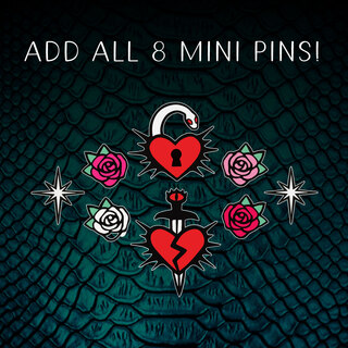 Mini Pins- Full Set! (8pcs)