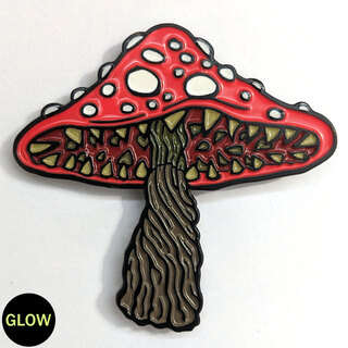 Deathcap limited-edition enamel pin
