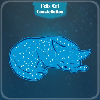 Felis Cat Constellation Sticker