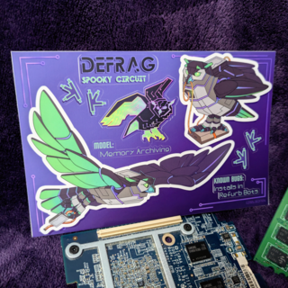 Defrag Character Sticker Sheet