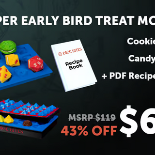 Dice Bites Treats Molds