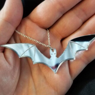 Mirrored Bat Pendant