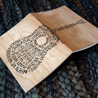 Wooden Letterpress Journal