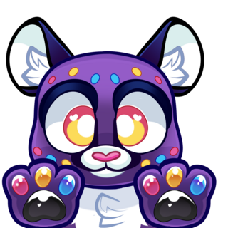 HEX - PAW STICKER