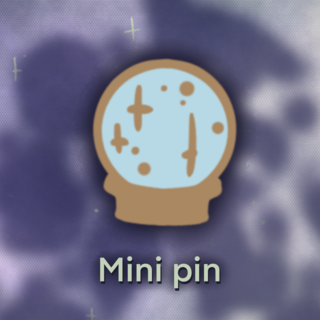 Crystal Ball Mini Pin