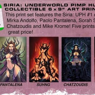 Siria: Underworld Pimp Hustla #1 6x9" Art Print Set