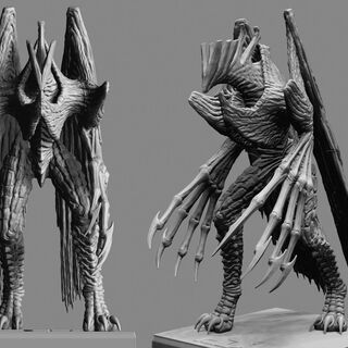 Mega 3 statue set