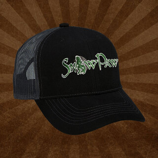 Snow Paw Logo Black/Charcoal Baseball Hat