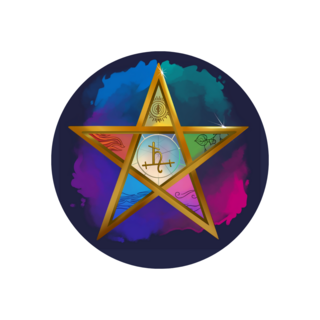 Elemental Pentagram Sticker