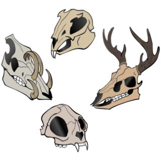 Crypt - Skull Mini Hoard Pin Set