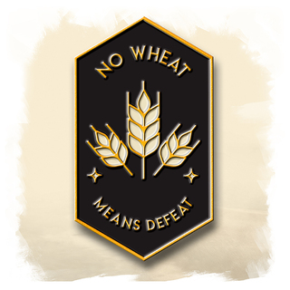 Enamel Pin: No Wheat